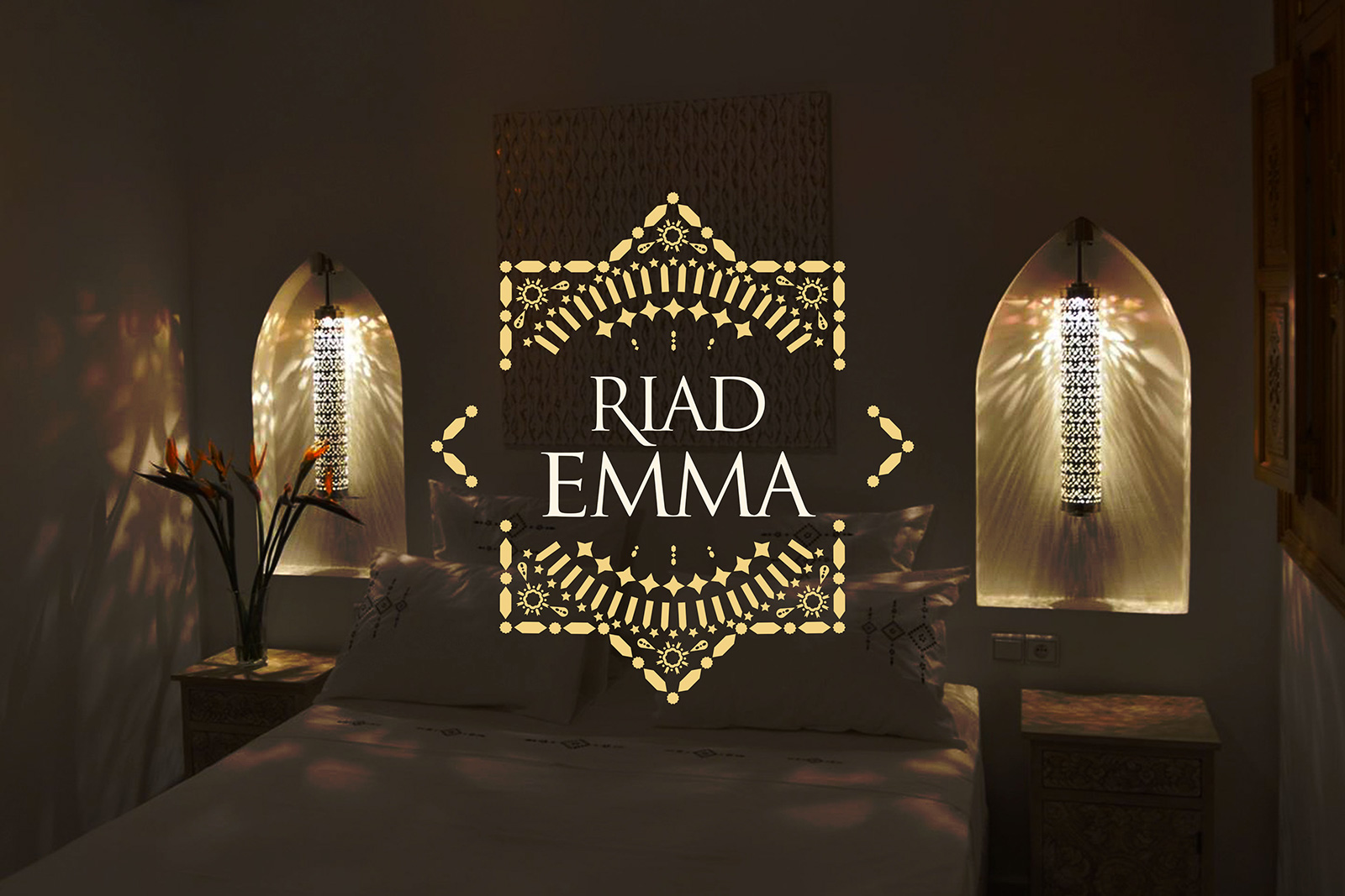 Identité visuelle Riad Emma à Marrakech