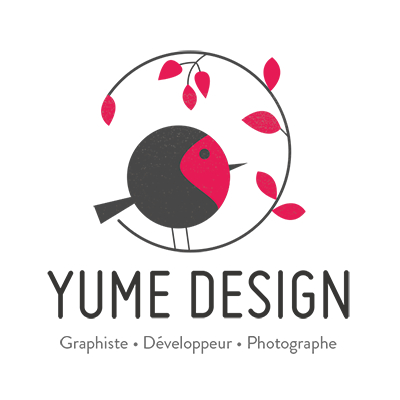 logo Yume Design graphiste, développeur, photographe